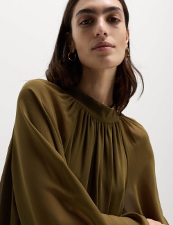 Volné nabírané minišaty Georgette s volánky