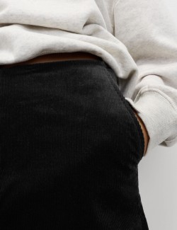 Mini sukně áčkového střihu s vysokým podílem bavlny