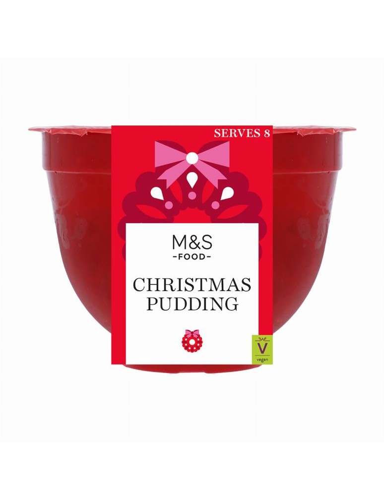 Vánoční pudink se sušenými plody vinné révy, zkvašeným jablečným moštem, rumem a sherry