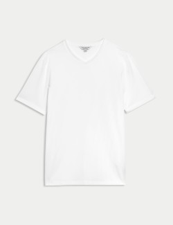 Pure Supima® Cotton V-Neck T-Shirt