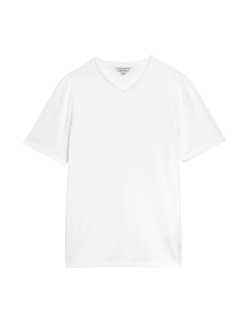 Pure Supima® Cotton V-Neck T-Shirt