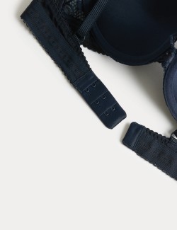 Cleo Sequin Lace Wired Push Up Plunge Bra A-E