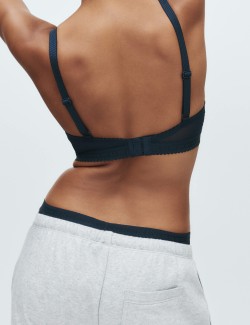 Cleo Sequin Lace Wired Balcony Bra (F-H)