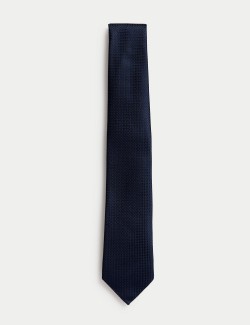 Sada klopového kapesníku a kravaty ze 100% hedvábí