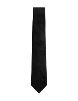 Sada klopového kapesníku a kravaty ze 100% hedvábí