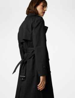 Cotton Rich Belted Longline Trench Coat