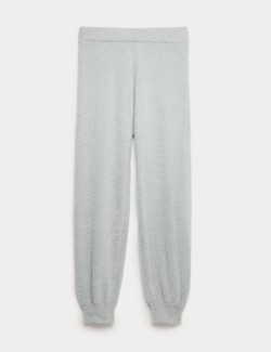Feather Knit Cuffed Hem Pyjama Bottoms