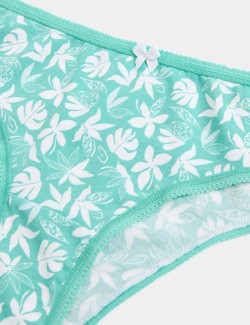 5pk Cotton Lycra™ Brazilian Knickers