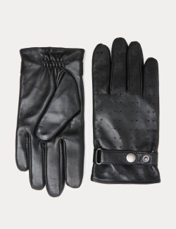 Leather Perforated Gloves