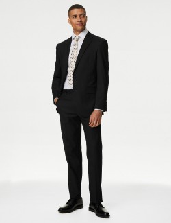 Regular Fit Stretch Suit Trousers