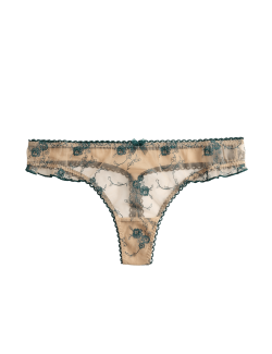 Helena Embroidery Thong