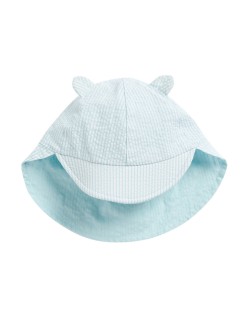 Kids' Pure Cotton Reversible Sun Hat (0-1 Yrs)