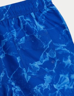 Wave Print Swim Shorts (6-16 Yrs)