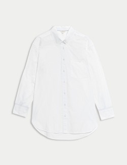 Volná dlouhá košile z čisté bavlny