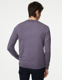 Pure Extra Fine Merino Wool Crew Neck Jumper