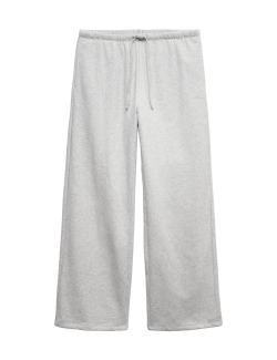 Cotton Rich Wide Leg Lounge Joggers