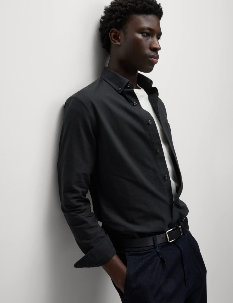 Slim Fit Pure Cotton Oxford Shirt