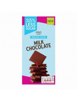 Formovaná mléčná čokoláda se sníženým obsahem cukru