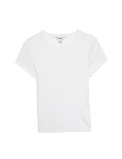 Cotton Rich Ribbed Slim Fit T-Shirt