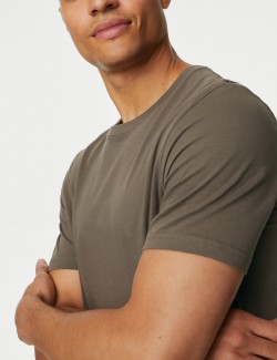 Tričko ke krku z čisté bavlny