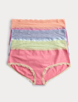 3pk Cotton Rich High Rise Shorts