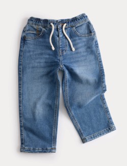 Straight Leg Cotton Rich Comfort Waist Jeans (2-8 Yrs)