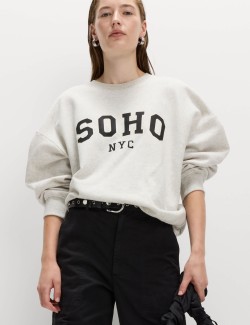 Kapsáčové kalhoty se širokými nohavicemi, s vysokým podílem bavlny