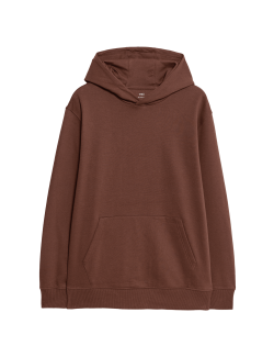 Mikina s kapucí s vysokým podílem bavlny