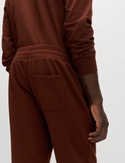 Elastické tepláky s vysokým obsahem bavlny v pase