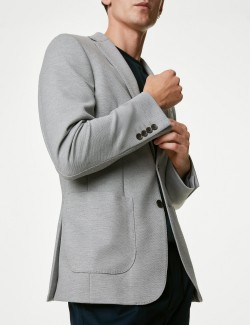 Textured Jersey Jacket