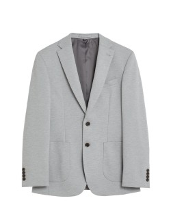 Textured Jersey Jacket