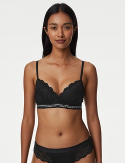 Cleo Lace Non Wired Push Up Bra A-E
