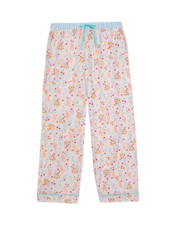 Pure Cotton Floral Pyjama Bottoms