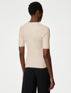 Soft Touch V-Neck Knitted Top