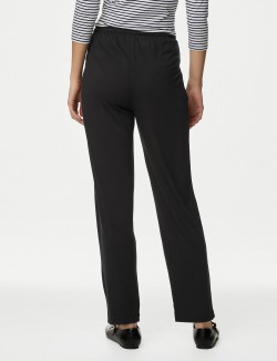 Jersey Drawstring Tapered Trousers