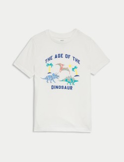 Pure Cotton Dinosaur T-Shirt (2–8 Yrs)