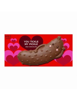 Zdobená figurka z mléčné čokolády