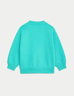 Cotton Rich Printed Sweatshirt (2-8 Yrs)