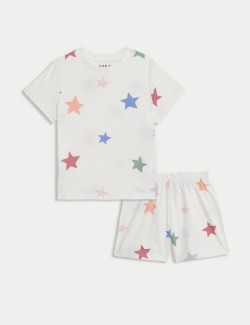 Pure Cotton Star Pyjamas (1-8 Yrs )