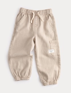 Relaxed Denim Cargo Jeans (2-8 Yrs)