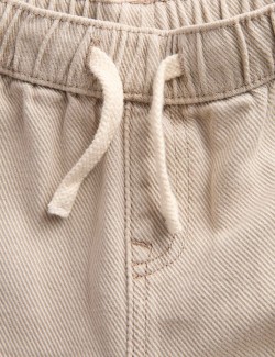 Relaxed Denim Cargo Jeans (2-8 Yrs)