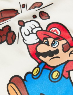 Pure Cotton Super Mario™ T-Shirt (2-8 Yrs)