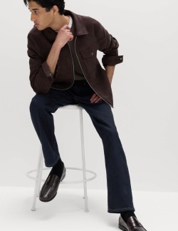 Straight Fit Stretch Jeans