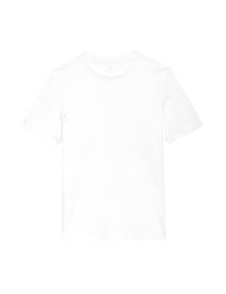 Pure Cotton Crew Neck T-Shirt