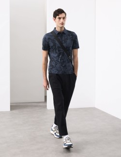 Polokošile s květinovým potiskem, z čisté bavlny