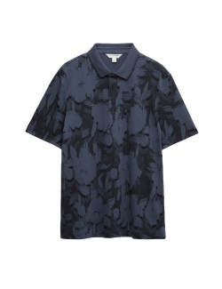 Polokošile s květinovým potiskem, z čisté bavlny