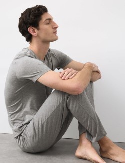 Pyžamové kalhoty z bavlny Supima® a modalu