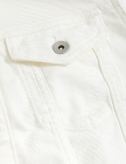 Cotton Rich Denim Jacket with Stretch