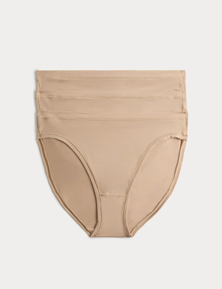 3pk Flexifit Modal Rich High Leg Knickers
