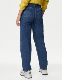 Kapsáčové džíny ke kotníkům se středně vysokým pasem